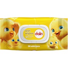 Dalin Klasik Islak Havlu Kapaklı 3 x 56 Adet (7'li Paket)