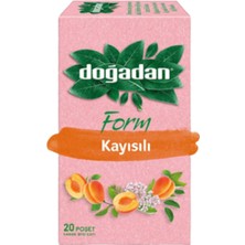 Doğadan Form Kayısılı Karışık Bitki Çayı 20'li 40 G (6'li Paket)