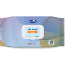 Alouette Islak Mendil Aile 90'lı (6'li Paket)
