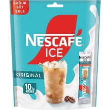 Nescafe Ice Original Çözünebilir Kahve 10,5 G 10'lu Paket (7'li Paket)