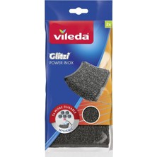 Vileda Power Pad Inox 2'li Çelik Bulaşık Süngeri (5'li Paket)