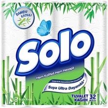 Solo Bambu Tuvalet Kağıdı 32'li (4'li Paket)