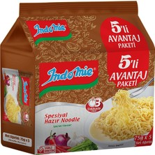 Indomie Spesiyal Hazır Noodle 5'li 375 G (7'li Paket)