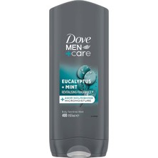 Dove Men +Care Eucalyptus + Mint Duş Jeli 400 ml (6'li Paket)