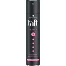 Taft Power Saç Spreyi Kaşmir Yumuşaklığı 250 ml (5'li Paket)