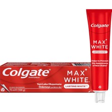 Colgate Max White Kalıcı Beyazlık Beyazlatıcı Diş Macunu 75 ml (8'li Paket)