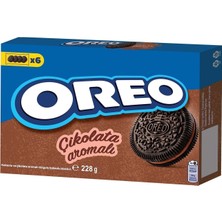 Oreo Çikolata Aromalı Bisküvi 228 G (4'li Paket)
