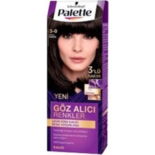 Palette Göz Alıcı Renkler 3.0 Koyu Kahve Kutu Saç Boyası (7'li Paket)