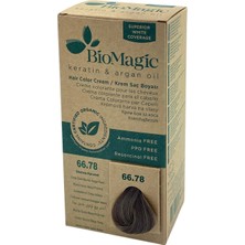 Biomagic Saç Boyası Çikolata Karamel No: 66.78 (7'li Paket)