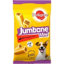 Pedigree Jumbone Mini Biftekli Köpek Ödül Maması 160 G (7'li Paket)