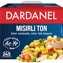 Dardanel Mısırlı & Sebzeli Ton Balığı 185 G (4'li Paket)