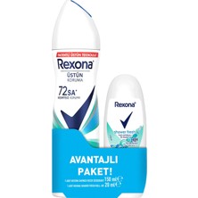 Rexona Shower Fresh Sprey Deodorant 150 ml & Rexona Shower Fresh Mini Roll On 20 ml Avantajlı Paket (7'li Paket)