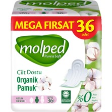 Molped Pure & Soft Uzun Mega Paket 36'lı (7'li Paket)
