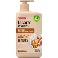 Dicora Urban Fit Vit,b Badem & Fındık Duş Jeli 825 ml (4'li Paket)