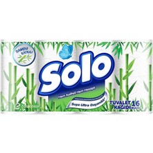 Solo Bambu Katkılı Tuvalet Kağıdı 16'lı (6'li Paket)