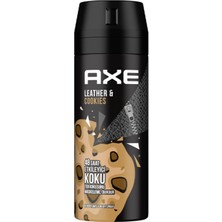Axe Deodorant Sprey Leather & Cookies 150 ml (6'li Paket)