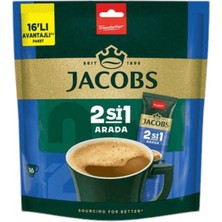 Jacobs 2'si 1 Arada Kahve 16 x 10.5 G (5'li Paket)