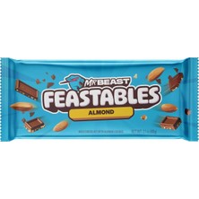 Mr Beast Feastables Almond Chocolate 60 G (3'li Paket)