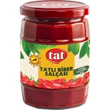 Tat Tatlı Biber Salçası Cam 550 G (7'li Paket)