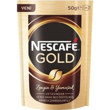 Nestle Nestlé Nescafé Gold Eko Paket 50 G (7'li Paket)