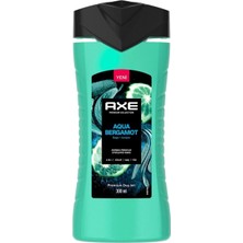 Axe Premium Duş Jeli Aqua Bergamot 3in1 Vücut Saç Yüz 300 ml (4'li Paket)