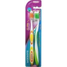 Watsons 3in1 Action Diş Fırçası Yumuşak 2'li (8'li Paket)