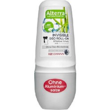Alterra Invisible Doğal Bambu Özü Deo Roll-On 50 ml (7'li Paket)