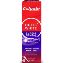 Colgate Optic White Purple Diş Macunu 50 ml (5'li Paket)