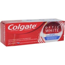 Colgate Optic White Diş Macunu Seyahat Boy 20 ml (5'li Paket)