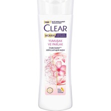 Clear Women Şampuan Yumuşak Parlak 350 ml (8'li Paket)