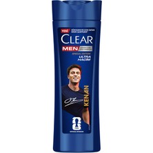 Clear Men Kepeğe Karşı Ultra Hacim Etkili Şampuan Legends Kenan Yıldız 350 ml (4'li Paket)