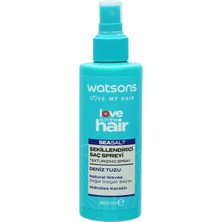 Watsons Lith Deniz Tuzu Şekillendirici Saç Spreyi 200 ml (7'li Paket)