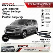 Erol Otomotiv Citroen Berlingo (2019 ve Sonrası) Uyumlu 4'lü Cam Rüzgarlığı Takımı
