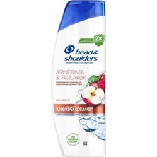 Head & Shoulders Arındırma & Parlaklık Elma Sirkeli Kepek Karşıtı Şampuan 330 ml (8'li Paket)
