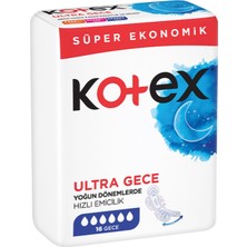 Kotex Ultra Gece Hijyenik Ped 16'lı (6'li Paket)