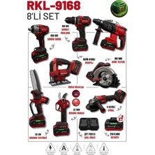Retools Bordo 8’li Set (185 mm Daire Testere- Dekupaj – Makas- Testere)