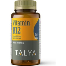 Talya Vitamin B12 İçeren Takviye Edici Gıda, 1000 Mg, 60 Tablet