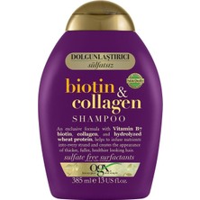 Ogx Biotin ve Collagen Şampuan 385 ml (4'li Paket)