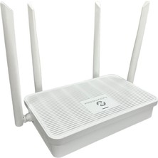 Novacom ND-WR1200E AC1200 Full Gigabit Dual-Band Router - Beyaz