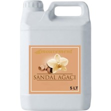 Mouvement Sandal Reed / Çubuklu Oda Kokusu Refill 5 Lt Bidon - Ekonomik Boy + 100 Adet Çubuk