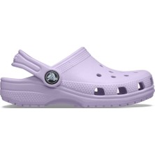 Crocs Çocuk Marka Logolu Rahat Günlük Kullanım Lila Terlik 206991-530