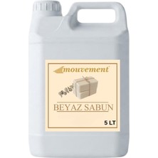 Mouvement Beyaz Sabun Reed / Çubuklu Oda Kokusu Refill 5 Lt Bidon - Ekonomik Boy + 100 Adet Çubuk