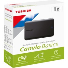 1tb Canvıo Basıcs 2.5`` Usb3.2 G1 Toshıba HDTB510EK3AA