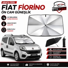 OtoÇizgi Fiat Fiorino Şemsiye Tip Ön Cam Güneşliği Katlanabilir Uv Korumalı Araç Cam Güneşlik