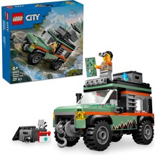 Brf Store Lizbon Center LEGO City 4x4 Arazi Dağ Arabası 60447-6 Yaş ve Üzeri Çocuklar Için Yaratıcı Oyuncak Ya
