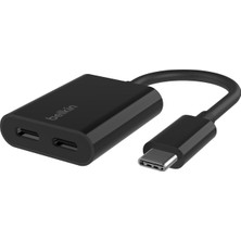 Brf Store Lizbon Center Belkin Connect Usb-C Ses ve Şarj Çoklayıcısı (Kulaklık Adaptörü ve Diğer Cihazlar Için