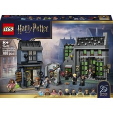 LEGO® Harry Potter™ Knockturn Yolu Büyücü Mağazaları 76471 - 8 Yaş ve Üzeri için Minifigür İçeren Oyuncak Yapım Seti (788 Parça)