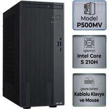 Asus Expertcenter P500 Intel Core 5 210H 16GB 512GB SSD Windows 11 Pro Masaüstü Bilgisayar P500MV-C52108512B0D 011