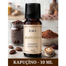 E.M.S Kapuçino Uçucu Yağ Buhurdanlık Yağı Difüzör Esansı Oda Kokusu Kapuçino Kokusu Mum Esansı 10 Ml.