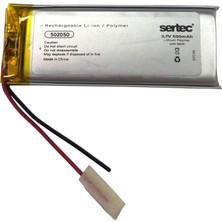 Sertec 502050 3.7V 500MAH Li-Polymer Pil